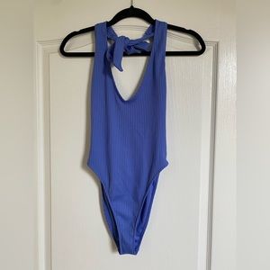Ribbed One Piece Bathing Suit
